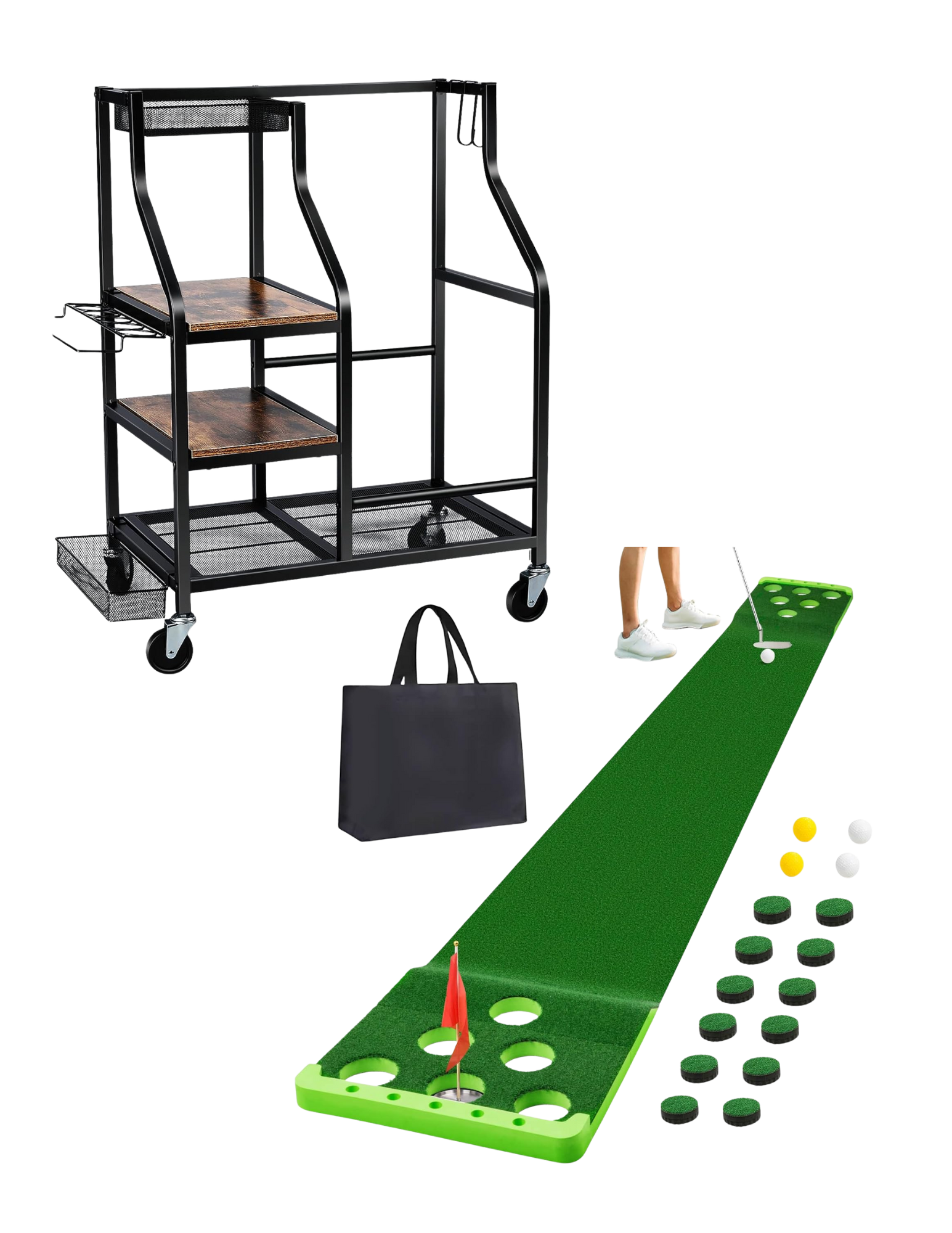 The Par-fect Package
- Golf Bag Organizer
- Golf Putting Green Game